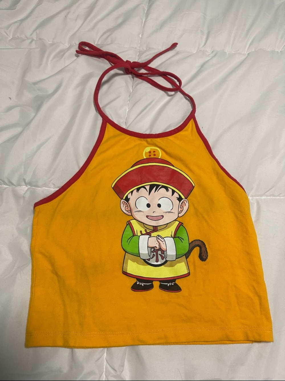 Gohan cropped Halter Top